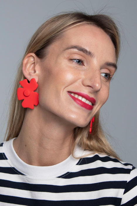 Boucles d'oreilles - Jardin Rouge