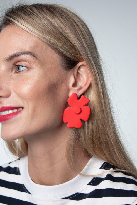 Boucles d'oreilles - Jardin Rouge