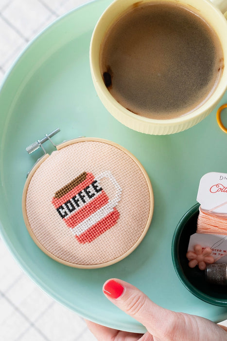 Kit de point de croix - Coffee