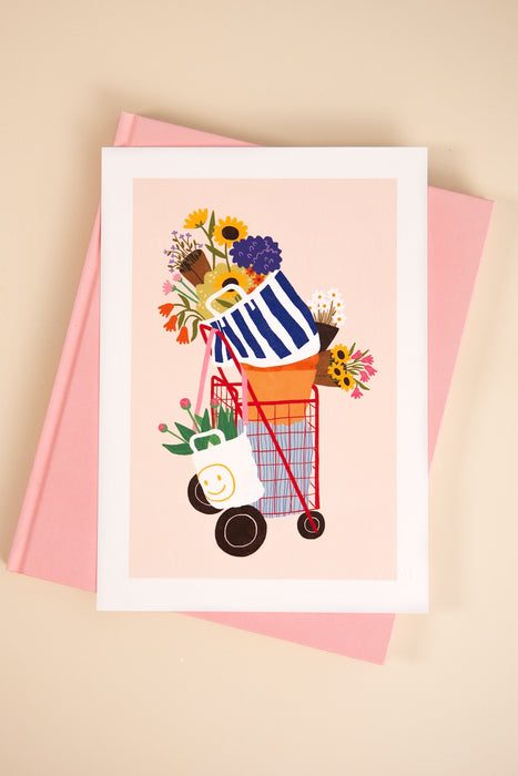 Affiche Marché aux Fleurs