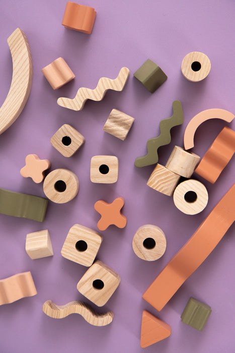 Jeu d'équilibre en bois - Graphique
