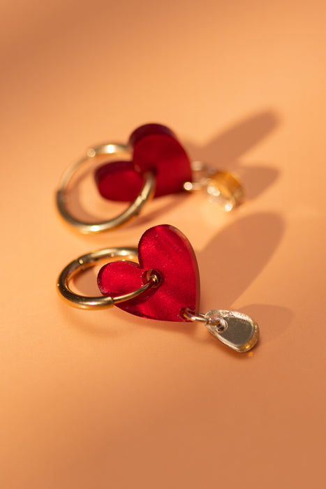 Boucles d'oreilles - Coeur