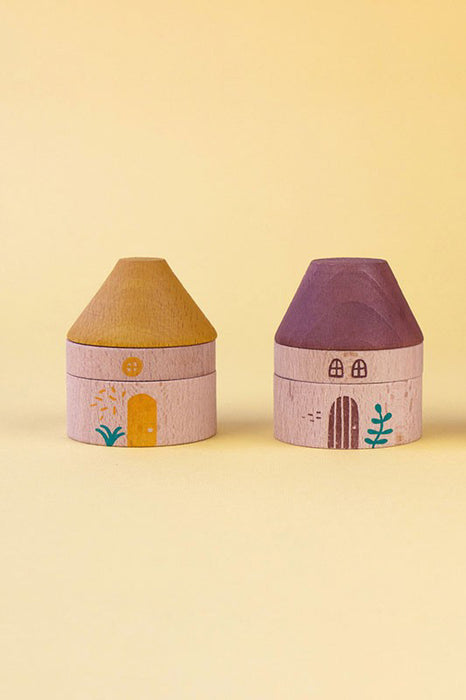 Jeu en bois - Les trois petits cochons