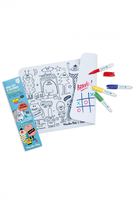 Mini set de table à colorier - Les Schmouks