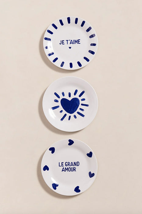 Assiette - Coeur solaire