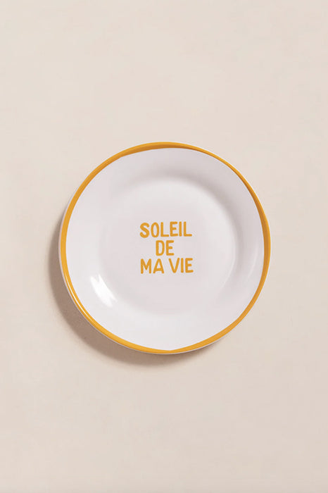 Assiette - Soleil de ma vie
