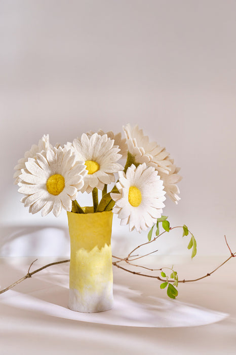 Fleur en laine - Marguerite