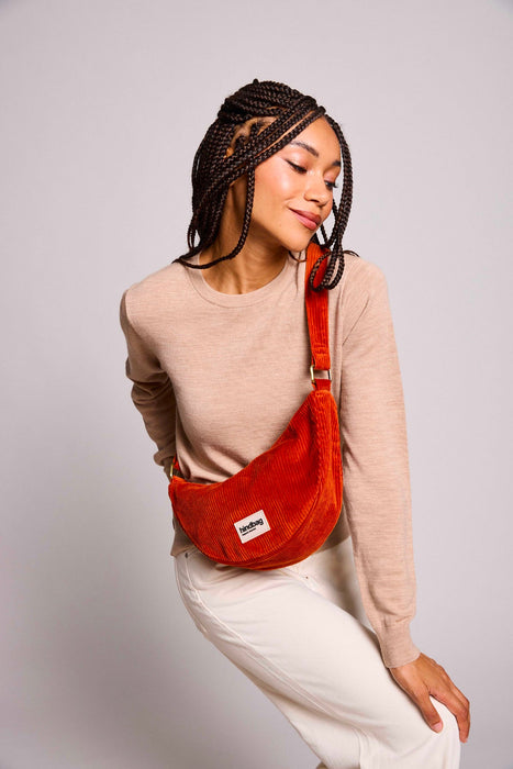 Sac Andrea - Velours Brique