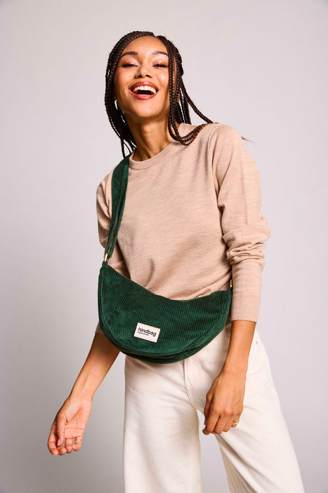 Sac Andrea - Velours Sapin