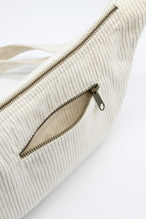 Sac Andrea - Velours Crème