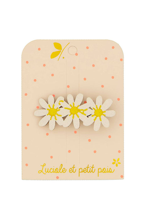 Barrette - Trois marguerites