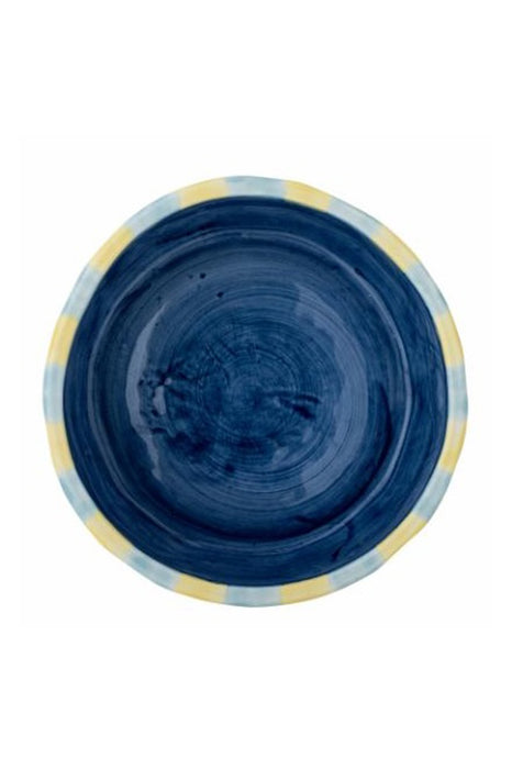 Bol Phoenix - Rayures (bleu ciel et jaune)