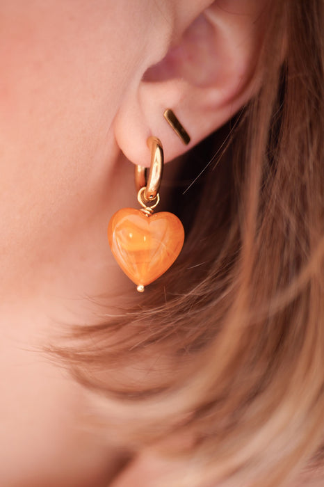 Boucles d'oreilles - Charlie (jaune foncé)