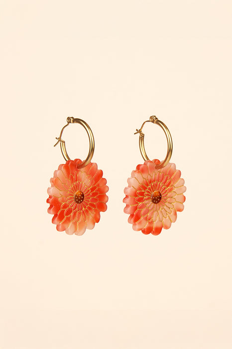 Boucles d'oreilles - Dahlia