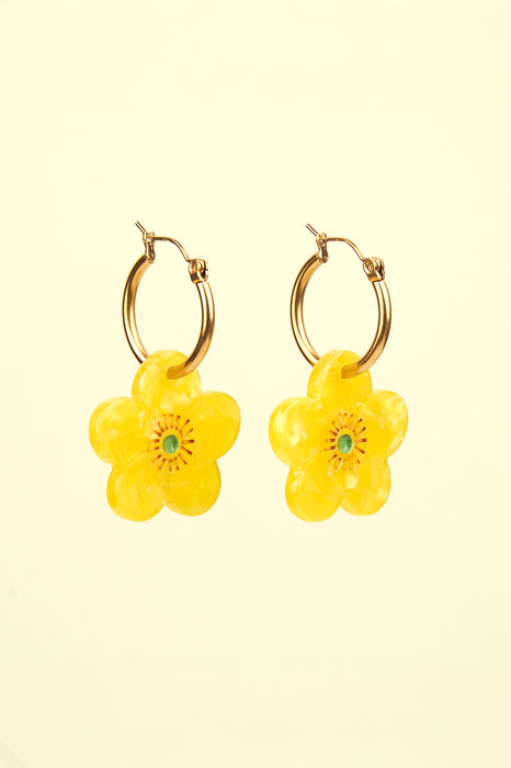Boucles d'oreilles - Bouton d'Or