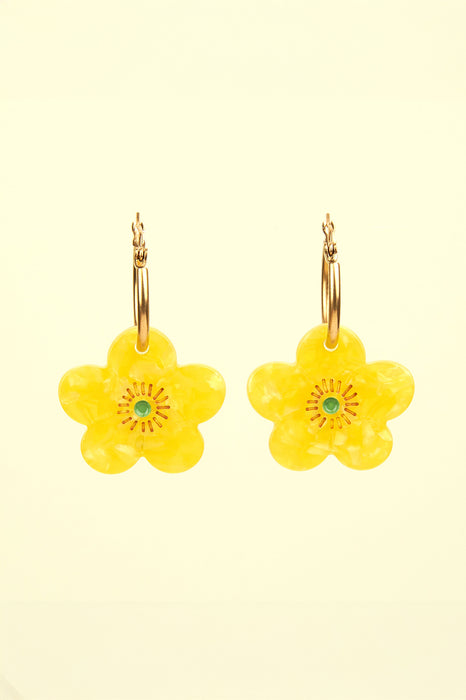 Boucles d'oreilles - Bouton d'Or