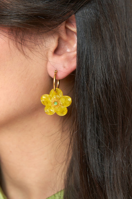 Boucles d'oreilles - Bouton d'Or