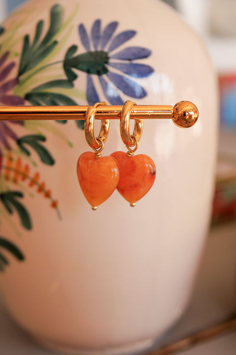 Boucles d'oreilles - Charlie (jaune foncé)