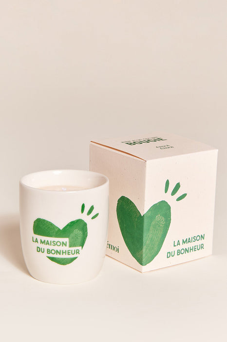 Bougie tasse - La maison du bonheur