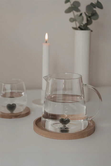 Carafe - Coeur noir