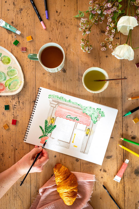 Carnet de coloriage A4 - Boutiques