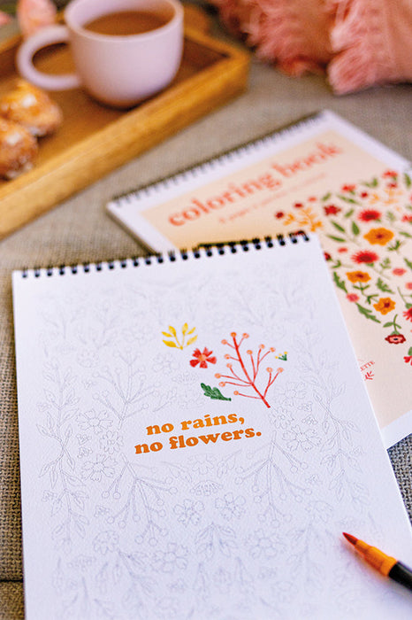 Carnet de coloriage A4 - Petits bonheurs