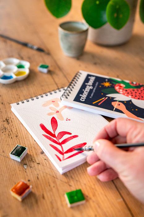 Carnet de coloriage A6 - Wild