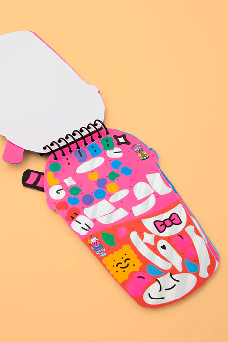 Carnet de stickers au numéro - Bubble Tea