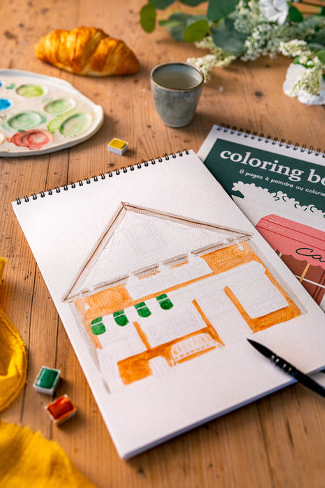 Carnet de coloriage A4 - Boutiques