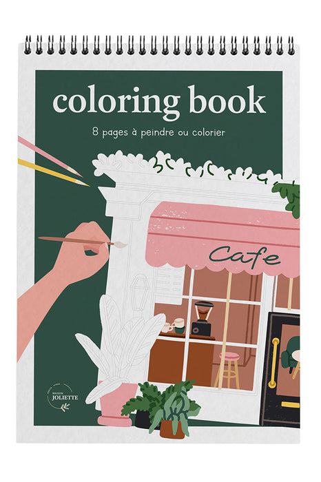 Carnet de coloriage A4 - Boutiques