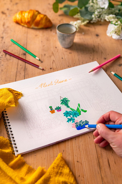 Carnet de coloriage A4 - Boutiques