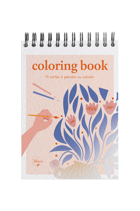 Carnet de coloriage A6 - Floral #2