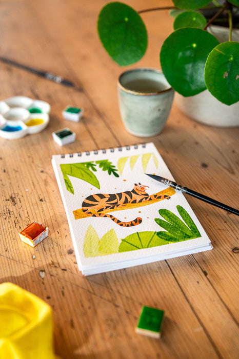 Carnet de coloriage A6 - Wild