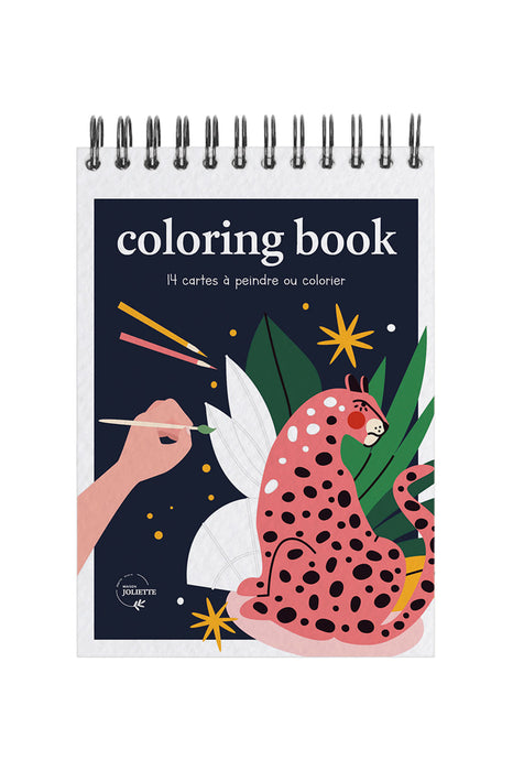 Carnet de coloriage A6 - Wild