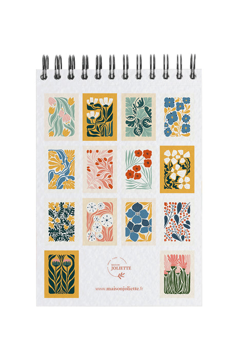 Carnet de coloriage A6 - Floral #1