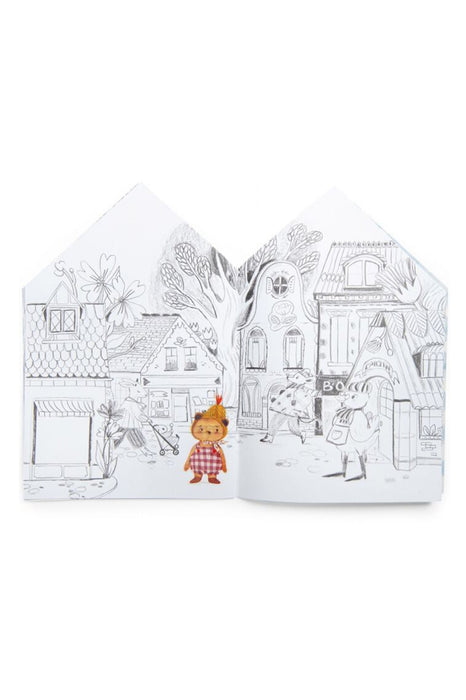 Carnet coloriage & stickers - Les Minouchkas