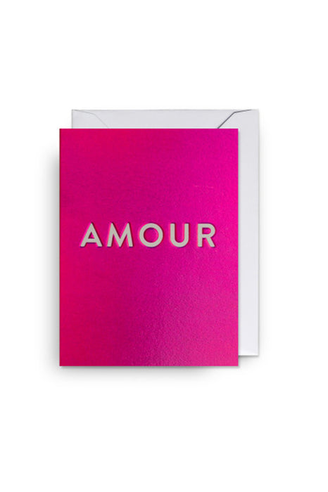 Mini carte double - Amour