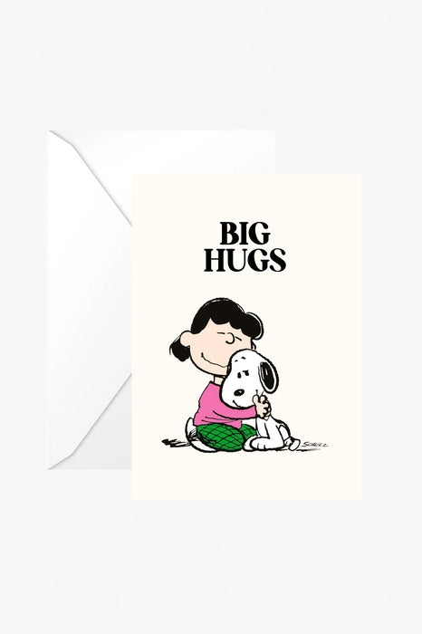 Carte double Snoopy - Big Hugs