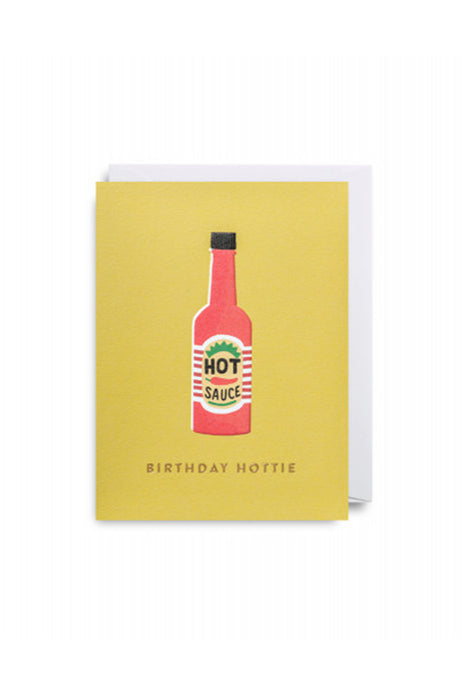 Mini carte double - Birthday hottie