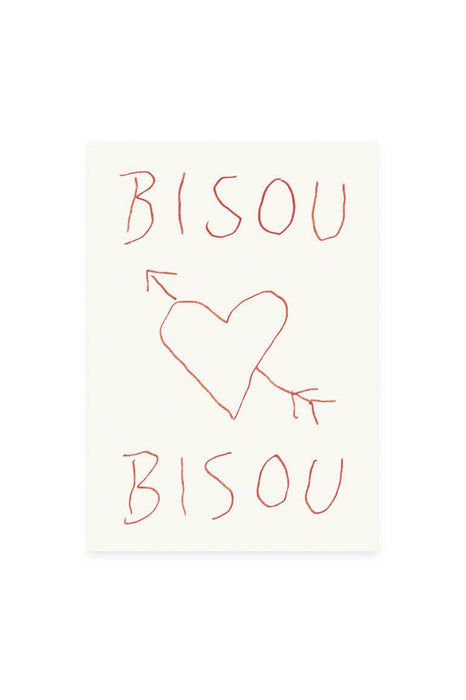Carte postale - Bisou Bisou
