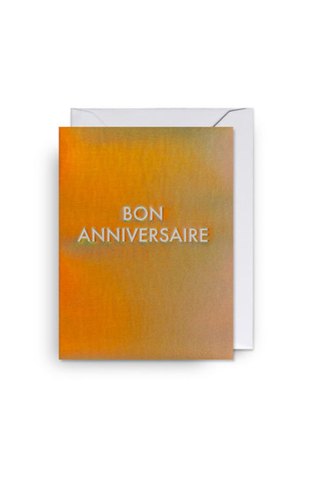 Mini carte double - Bon anniversaire