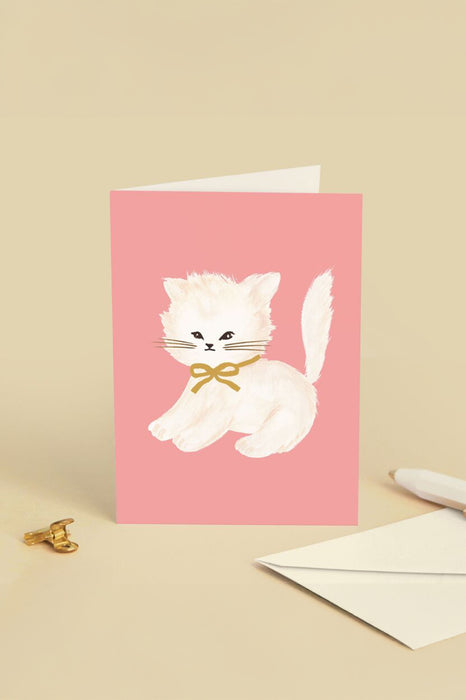 Carte double - Chaton