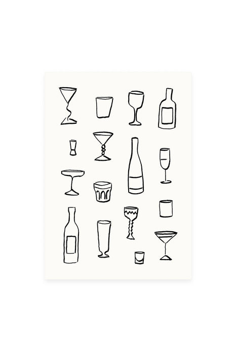 Carte postale - Drinks