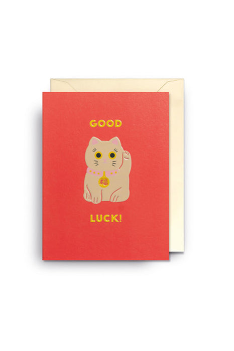 Mini carte double - Good luck