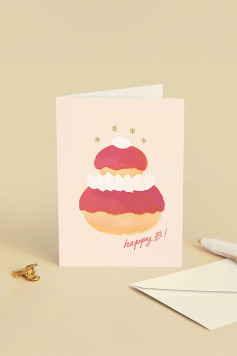 Carte double - Happy Birthday