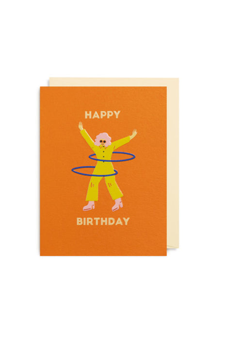 Mini carte double - Happy birthday