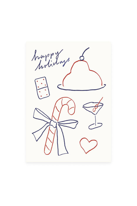 Carte postale - Happy Holidays