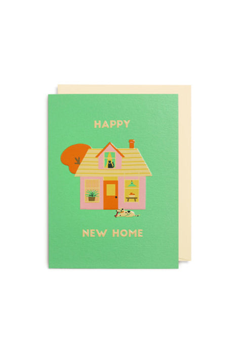 Mini carte double - Happy new home