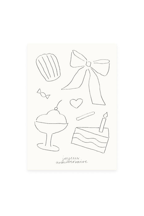 Carte postale - Joyeux anniversaire