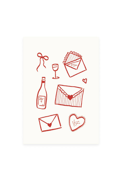 Carte postale - Love Letter